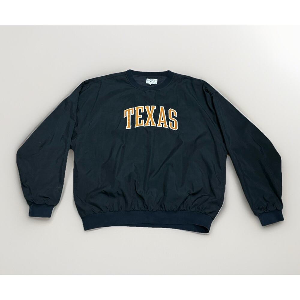 Vintage 90s Texas Longhorns Windbreaker Pullover Jacket Men’s XXL Black